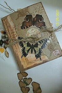  Junk journal .Grown up art Therapy. 90% recycled paper. 4 1/2 " x  5 3/4"