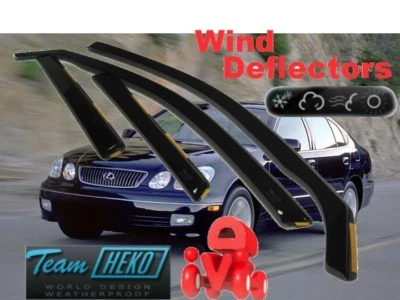 Deflectores de viento 4 puertas HEKO 30002 para LEXUS GS 300 II 1998-2005 - Imagen 1 de 4