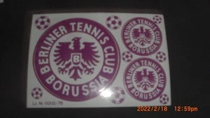 Juego de pegatinas de tenis Borussia Berlin - 3 logotipos Bundesliga fútbol - Imagen 1 de 2