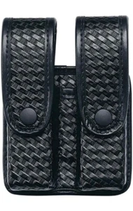 Uncle Mike's 74362 Mirage Basketweave Double Magazine Case Pistol - Picture 1 of 5
