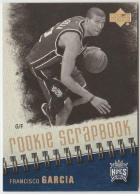 2005-06 Upper Deck Basketball Rookie Scrapbook #12 Francisco Garcia - Kings - Image 1 of 2