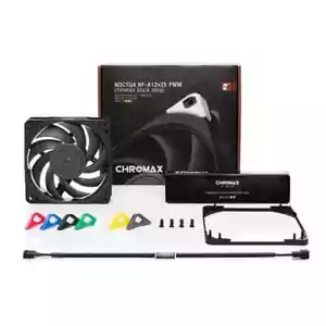 Noctua NF-A12x25 PWM, Premium Quiet Fan, 4-Pin (120mm, Black) NEW - Picture 1 of 2