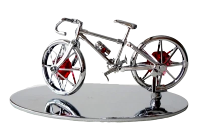 Crystocraft Bicycle Bike Crystal Ornament With Swarovski Elements Gift Boxed