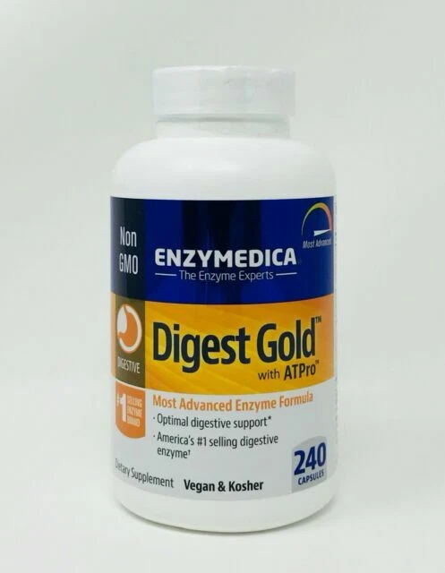 Enzymedica Digest Gold Digestive Support Supplement - 240 Count