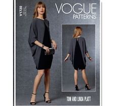 Vogue 1720 Tom and Linda Platt Easy Oversized Color Block Dress Pattern S-XXL UC