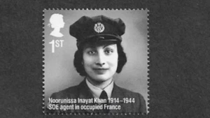 NOORUNISSA INAYAT KHAN WORLD WAR II SECRET AGENT MNH GREAT BRITAIN IST CLASS - Picture 1 of 1