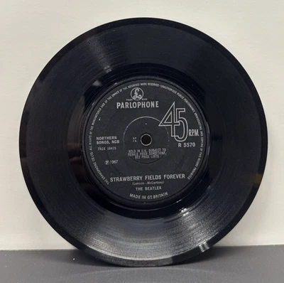 FIRST PRESS UK The Beatles Penny Lane Strawberry Fields Forever 1967 R 5570 - Image 1 of 4