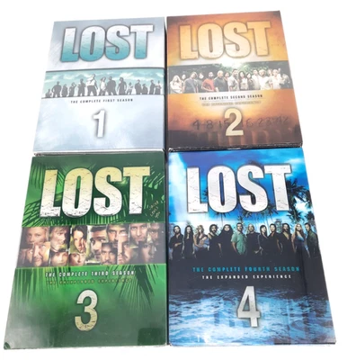 LOST Seasons 1 2 3 4 ABC TV Series DVD Box Set Lot 1-4 TV Show - Image 1 of 4