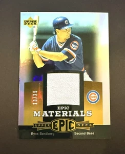 2006 Upper Deck Epic Materials Ryne Sandberg 13/25 - Picture 1 of 2