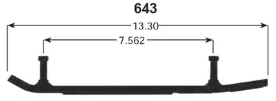 SPI Slasher Six60 Runners 适用于 2015 - 2017 年雅马哈 RST90TF RS Venture TF 雪地摩托车 — 第 1/2 张图片