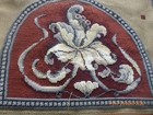 Vintage Needlepoint Tapestry Beaded Tea Cosy Panel Antique