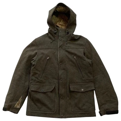 MARGARET HOWELL Wool Mountain Parka L Khaki Brown Windstopper Jacket F/S - Image 1 of 4