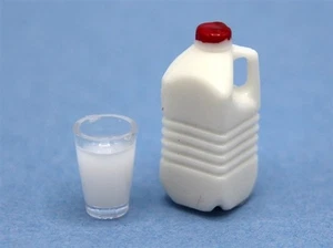 Casa de muñecas miniatura escala 1/12 cartón de leche y vidrio KA249 - Imagen 1 de 1