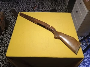 Savage 110 Stock Checkered Wood Long Action Left Hand Early W METAL Buttplate - Picture 1 of 24