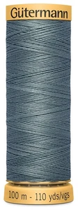Gutermann Natural Cotton Thread 110yd-Light Slate - 103C-7600 - Picture 1 of 1