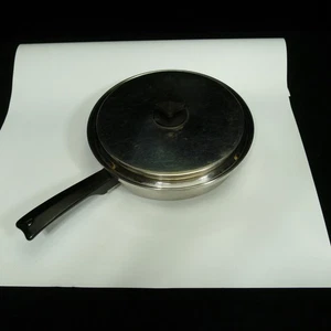 INKOR PENTOLE WATERLESS 9,5 in SKILLET LEGA SPECIALE ACCIAIO INOX 3 strati coperchio - Foto 1 di 4