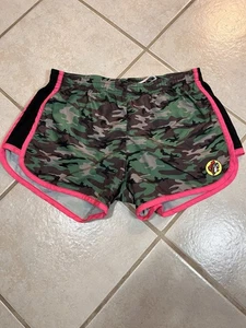 Buc-ees Bucees Running Active Gym Running Walk Jogging Camouflage Shorts Damen XSMALL - Bild 1 von 8