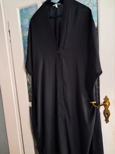 Leichte Sommer Poncho Lang Schwarz 46-48 - Bild 1 von 4