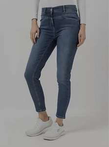 DAWID by Dawid Tomaszewski Jeanshose knöchellang Stickerei schmales Bein 22  - Bild 1 von 4