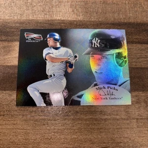 1996 Pinnacle Aficionado Derek Jeter Slick Picks #18 Yankees - Picture 1 of 5