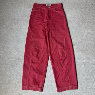 Damson Madder High Rise Dion Carpenter Pants Red Barrel Style Women’s Size 8 - Image 1 of 4