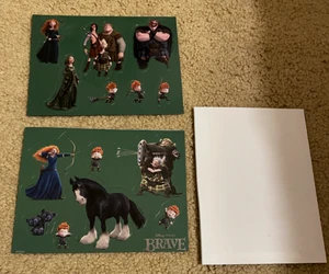 2012 Disney Pixar Brave Magnetic Play Activity Board w/ Merida & Film Characters - Picture 1 of 4