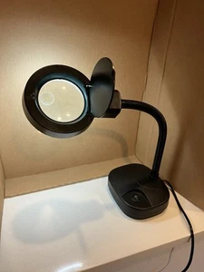 5X Magnifying Gooseneck Lamp 3-1/2" Lens Jewelry Inspection Adjustable Light - Picture 1 of 5
