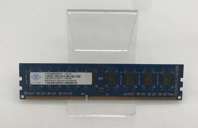 Genuine Nanya 4GB DDR3 PC3-12800U 2RX8 Server RAM NT4GC64B8HG0NF-DI Tested - Image 1 of 2