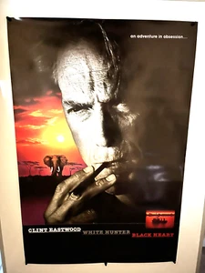 White Hunter Black Heart Original 1990 27"x 40" Filmplakat Clint Eastwood - Bild 1 von 2