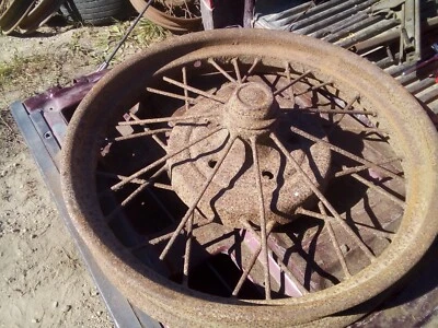 1928 1929 Ford Model A 21 inch Wire Spoke Wheel Rim Vintage - Image 1 of 4
