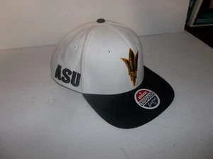 Weiße ASU Sun Devil Football Arizona State Snapback Baseballkappe Zephyr Mütze - Bild 1 von 6
