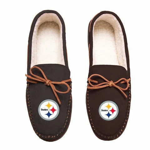 NFL Pittsburgh Steelers New Team Color Moccasin Slippers Cover