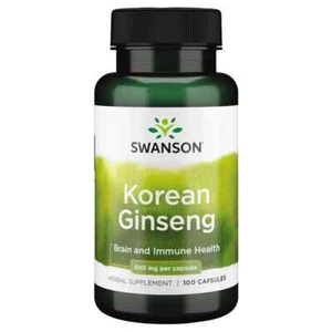 Swanson Korean Ginseng 500 mg 100 Capsules - Picture 1 of 1