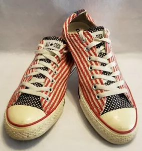 Converse All Star USA Flag LOW TOP Unisex Shoes - Size 9.5 Men / 11.5 Women US - Picture 1 of 7