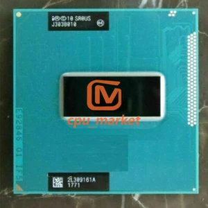 Intel Core i7 Mobile Extreme Edition i7 3940XM CPU 3.0-3.9 Socke Threads G2 - Picture 1 of 1