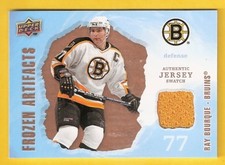 2008-09 UD Artifacts Frozen Artifacts Jersey Ray Bourque