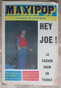 MAXIPOP N° 2   MAXI POSTER JOE COCKER (58 X 84) - PETER TOWNSHEND - JIM MORRISON - Imagen 1 de 3