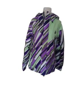 Volcom Thermonite Snowboard/Ski Coat Jacket Women’s Size M Soft shell Purple 