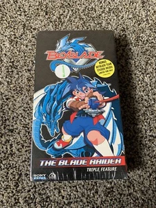 Beyblade VHS tape brand new sealed Triple Feature SONY The Blade Raider - Picture 1 of 6