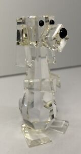 Swarovski Crystal Tall Standing Hound Pluto Dog Figurine / Figure