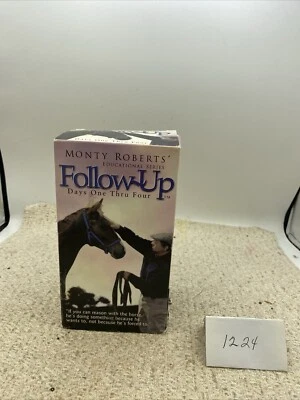 Monty Roberts Follow-Up VHS Tape Set 3 Videos Horse Educational - Image 1 of 4