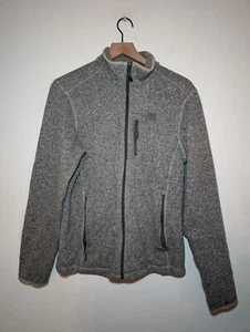 The North Face Jacket Men's Small Gray Gordon Lyons Fleece Full Zip Sweater - Picture 1 of 7