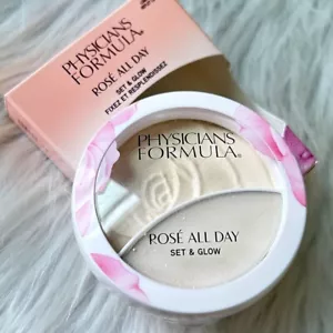 New Physicians Formula Rose All Day Set & Glow Powder & Balm -LUMINOUS LIGHT - Picture 1 of 3