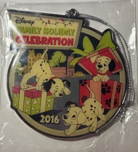 Disney Family Holiday Celebration 2016 101 Dalmatiner Weihnachtsschmuck 55 Anni - Bild 1 von 2