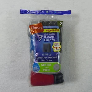Hanes Underwear Boys Extra Large 18 Boxer Briefs Tagless Cool Comfort 6 Pair - Picture 1 of 10