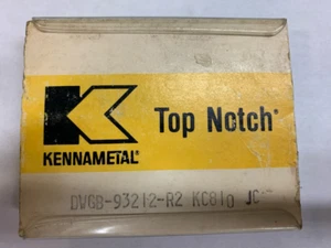 5pc Kennametal Top Notch Inserts DWGB-93212-R2 KC810 - Picture 1 of 2