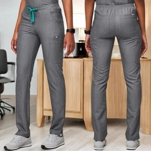 Figs Yola Skinny Scrub Pants in Color Graphite Size S - Picture 1 of 10