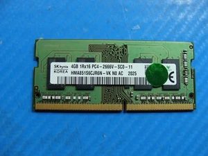 HP 17-ca1065cl SK Hynix 4GB 1Rx16 PC4-2666V SO-DIMM Memory RAM HMA851S6CJR6N-VK - Picture 1 of 2
