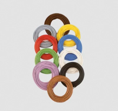 Brawa 3106 Litze 0,14mm², einadrig, 10 m, dunkelbraun