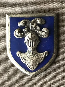 ABC : ancien insigne de l'Ecole d'application de l'arme blindée cavalerie Saumur - Imagen 1 de 2